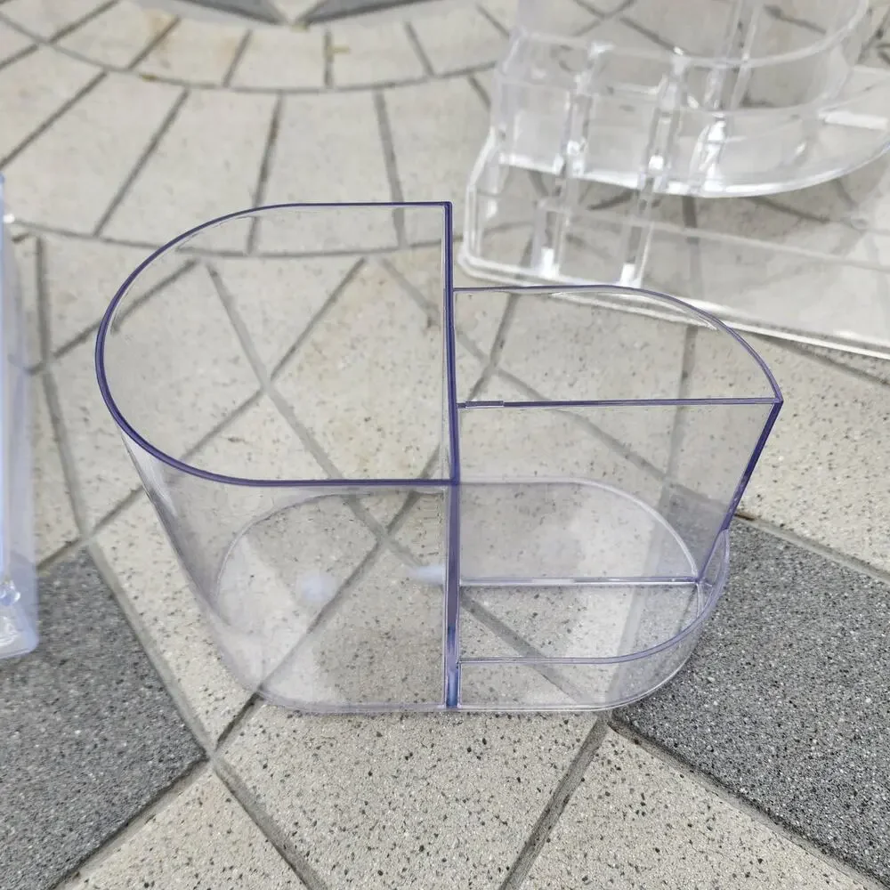 Clear Make Up Craft Acrylic Plastic Storage Caddy Bundle Lot - Picture 6 of 8